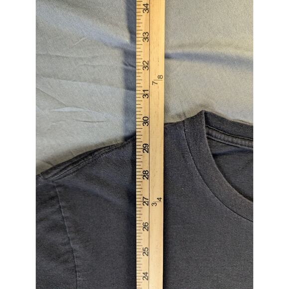 Adidas T-Shirt Large Men's Black Short Sleeve Go-To Tee Cotton Casual Activewear - Picture 4 of 5